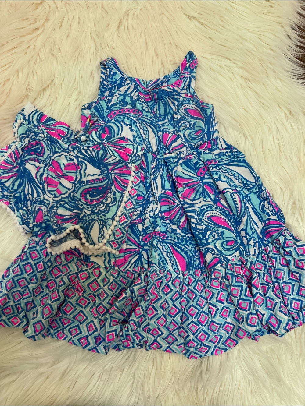 Bundle🛍️ Lilly Pulitzer for Target dress & shorts size:12M